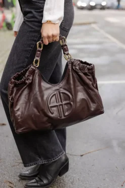 Medium Kate Tote Bordeaux^ANINE BING Clearance