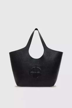 Medium Lili Tote Black Pebbled^ANINE BING Online