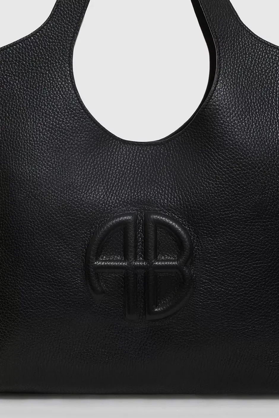 Medium Lili Tote Black Pebbled^ANINE BING Online