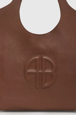 Medium Lili Tote Cognac Pebbled^ANINE BING Best