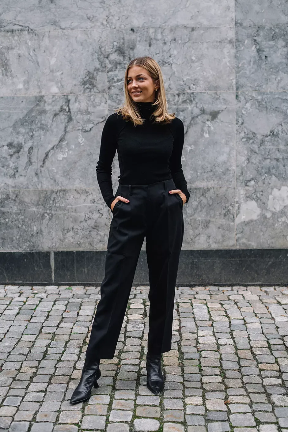 Merino Turtleneck Black^DAGMAR Discount