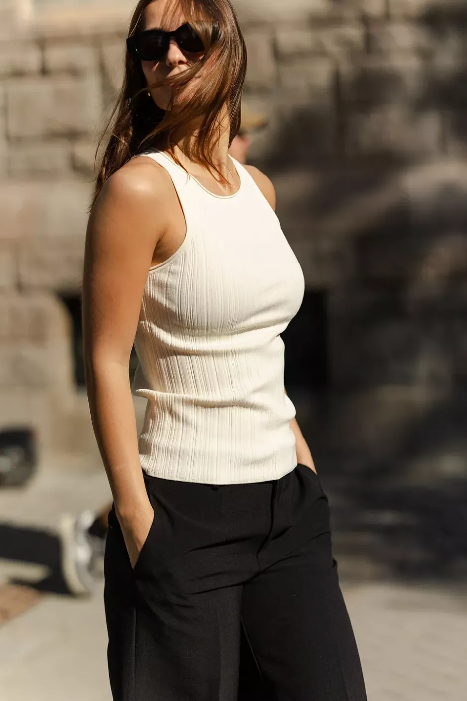Miko Singlet Cream^ARNIE SAYS Hot