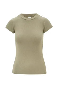 Mila Soft Tee Olive^LUNE ACTIVE Hot