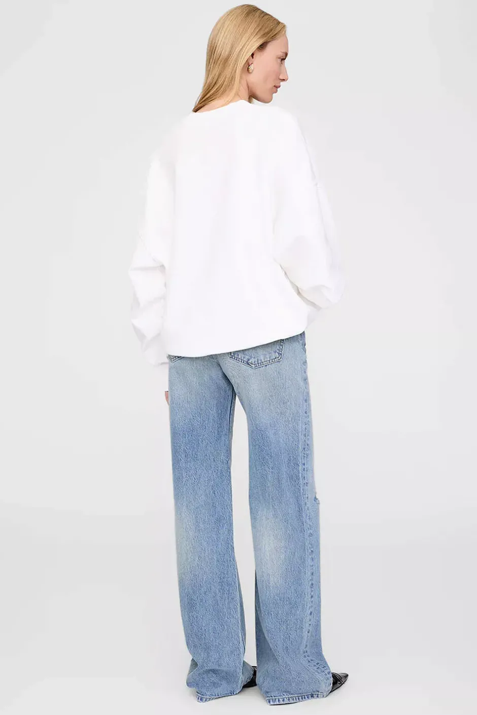Miles Sweatshirt Framed Monogram Off White^ANINE BING Best