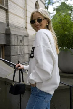 Miles Sweatshirt Letterman Off White^ANINE BING Best
