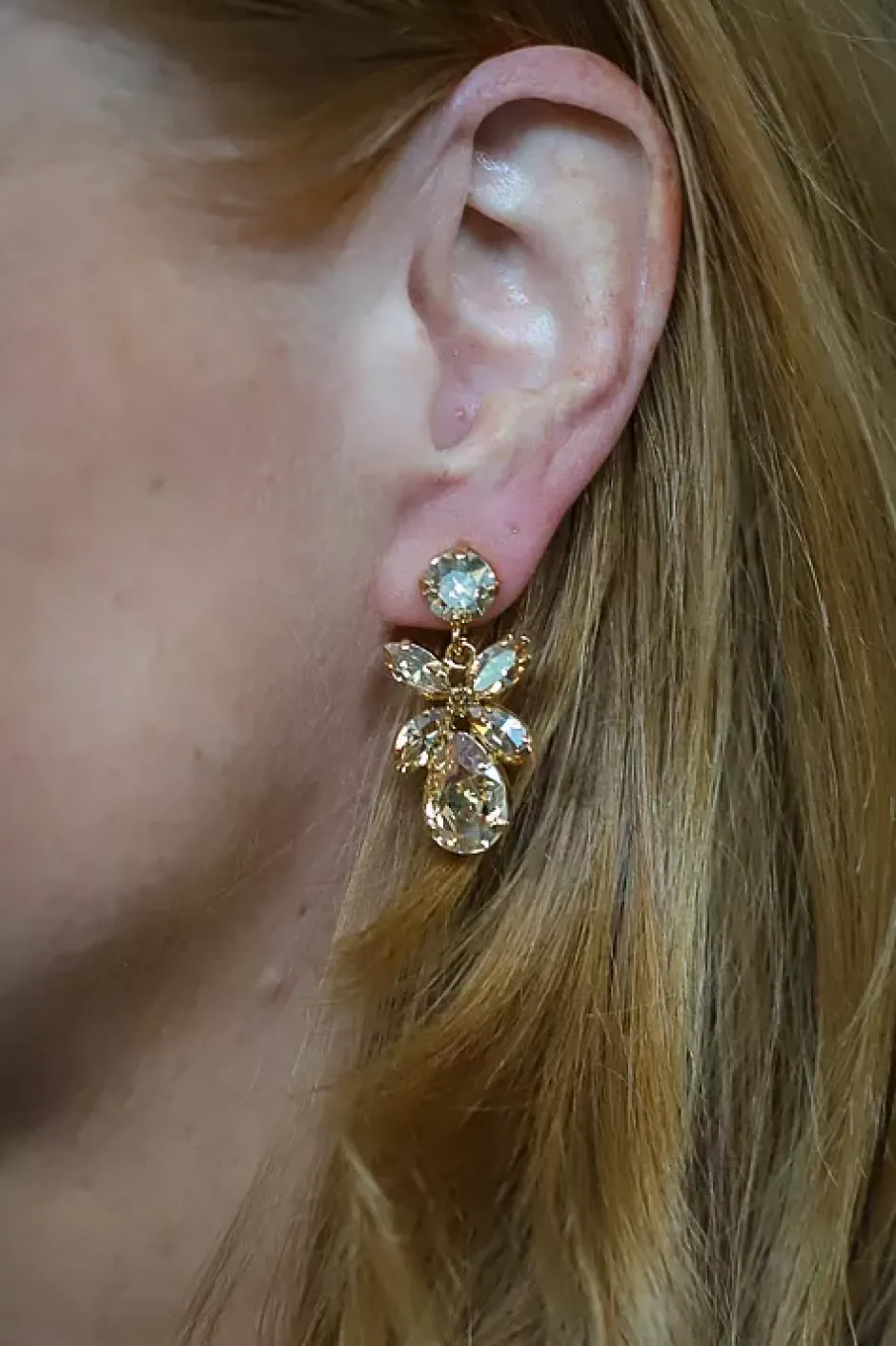 Mini Dione Earrings Gold Golden Shadow^CAROLINE SVEDBOM Online