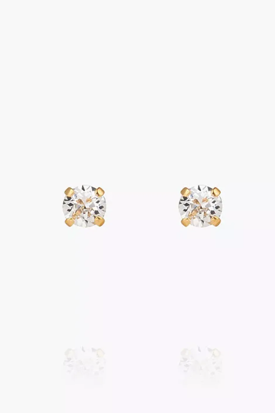 Mini Stud Earrings Gold Crystal^CAROLINE SVEDBOM Discount