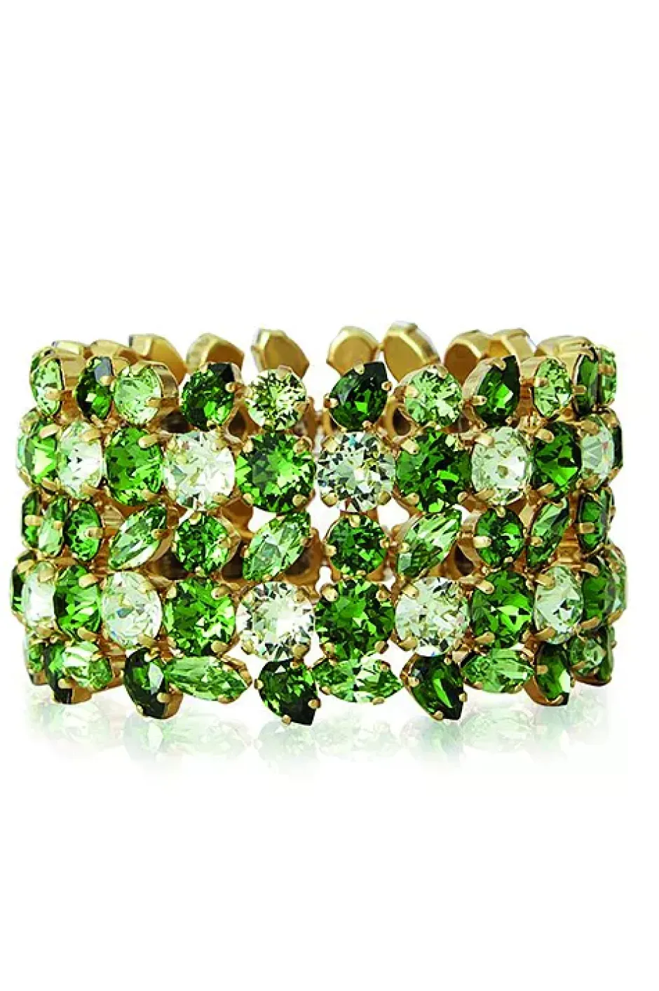 Multi Cuff Bracelet Gold Green Combo^CAROLINE SVEDBOM Online