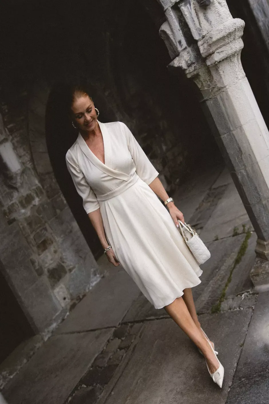 New Bertine Dress Creme^HIIL STUDIO Hot