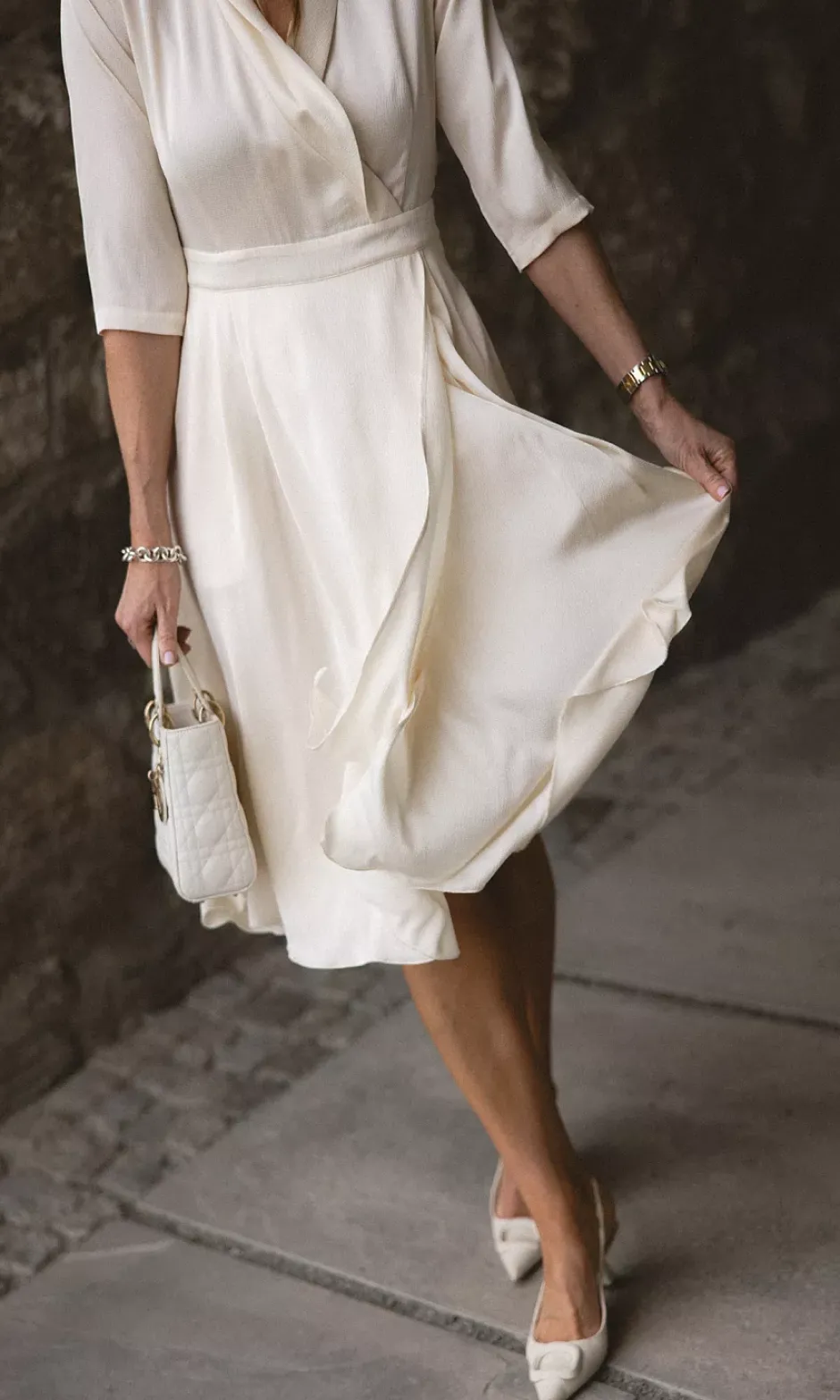 New Bertine Dress Creme^HIIL STUDIO Hot