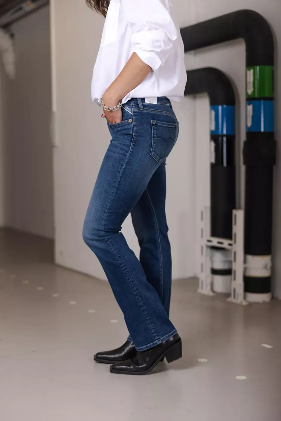 New Luz Bootcut Dark Blue^REPLAY Best