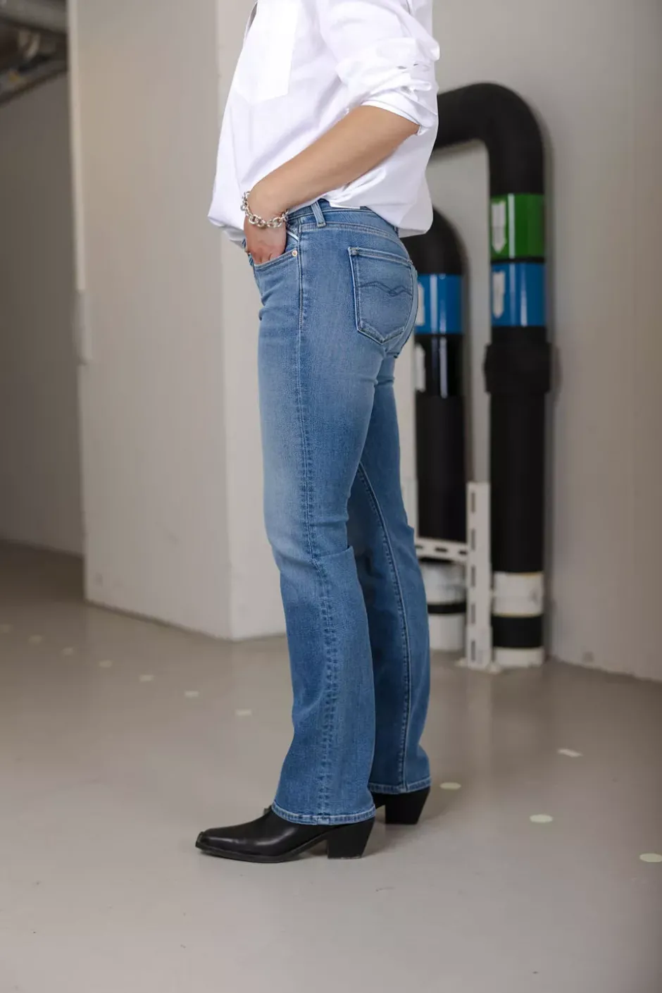 New Luz Bootcut Medium Blue^REPLAY Fashion