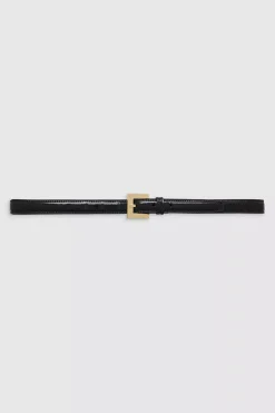 Nicola Belt Black Patent^ANINE BING Outlet