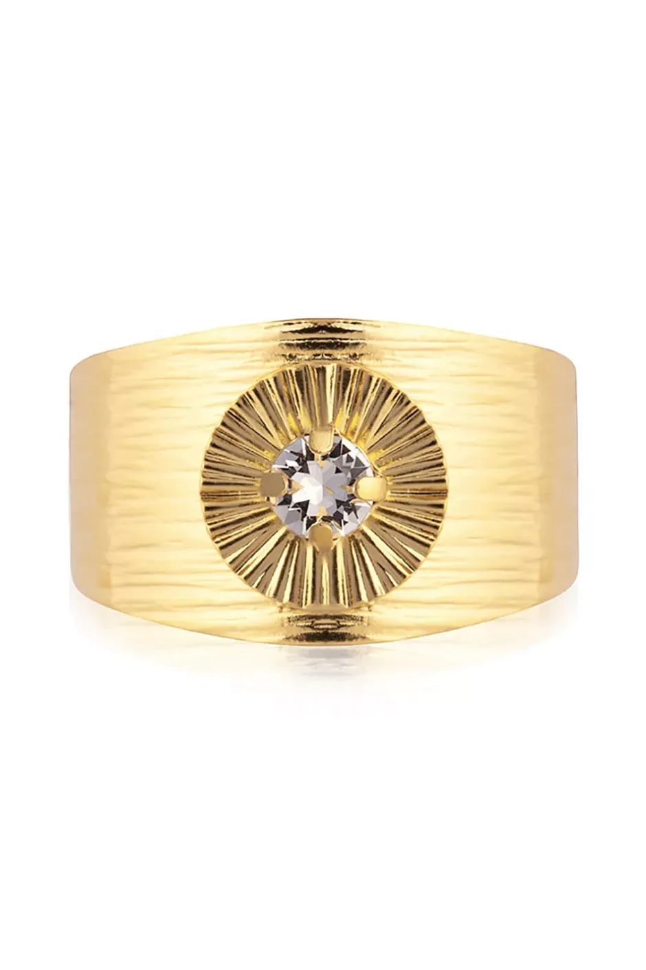 Odessa Ring Gold Crystal^CAROLINE SVEDBOM Hot