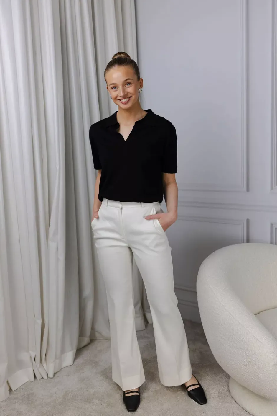 OliviaFV 769 Regular Cream White Linen^FIVE UNITS Outlet