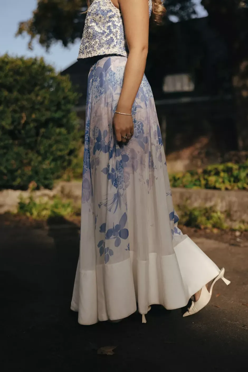 Organza Maxi Skirt Skylight^BY TIMO Fashion