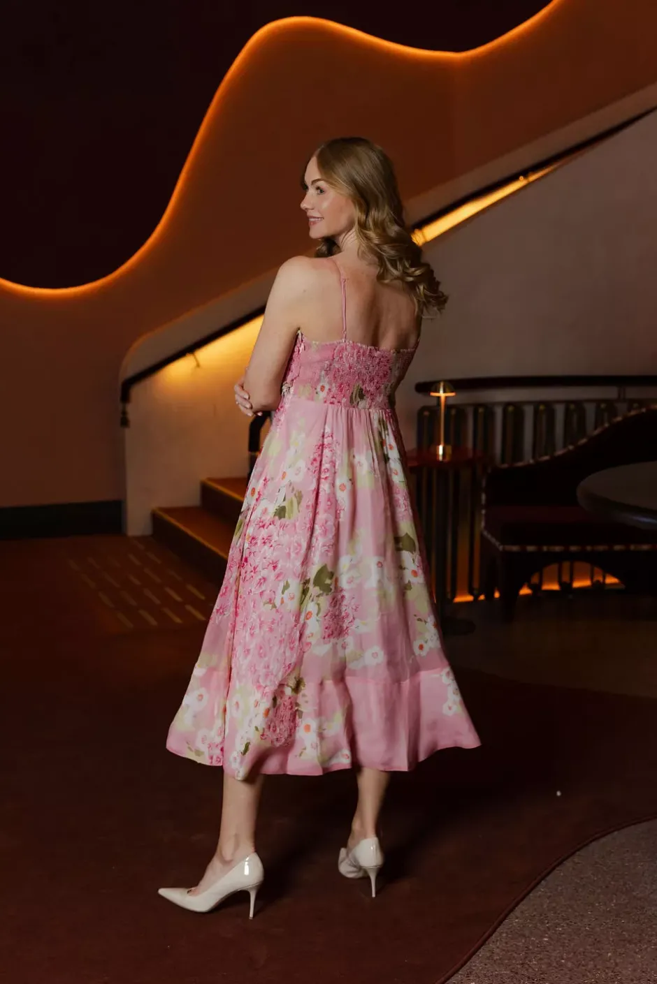 Organza Strap Dress Cherry Blossom^BY TIMO Outlet