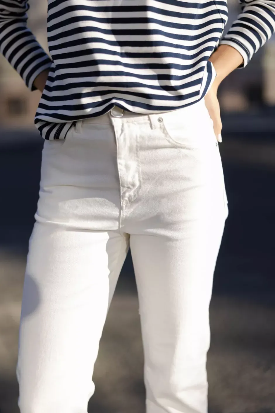 Paper Jeans Ivory^HIIL STUDIO Discount