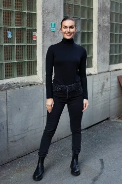 Perfect Line Turtleneck Longsleeve Black^OROBLU Best