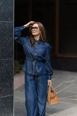 Pikine Shirt Indigo^MUNTHE Clearance