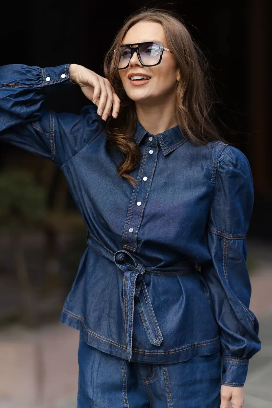 Pikine Shirt Indigo^MUNTHE Clearance