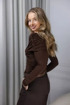 Plum Top Walnut^VIVEH Fashion