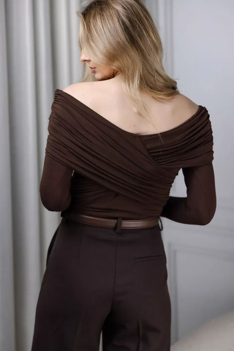 Plum Top Walnut^VIVEH Fashion