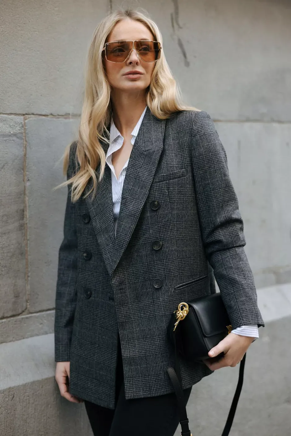 Pure Blazer Grey^HIIL STUDIO Discount