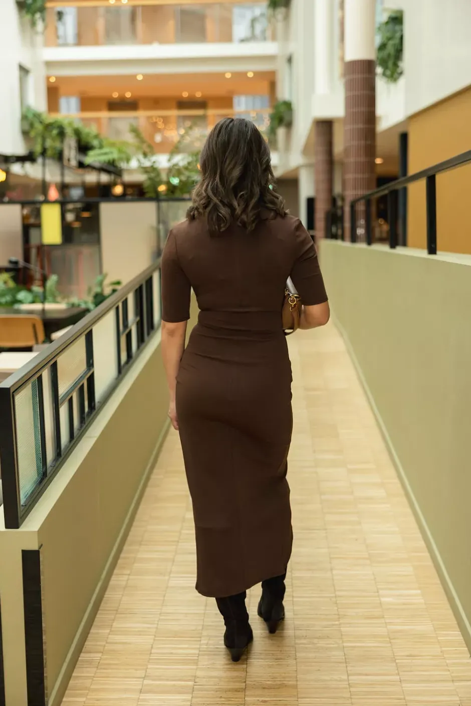 Que Dress Brown^HIIL STUDIO Discount