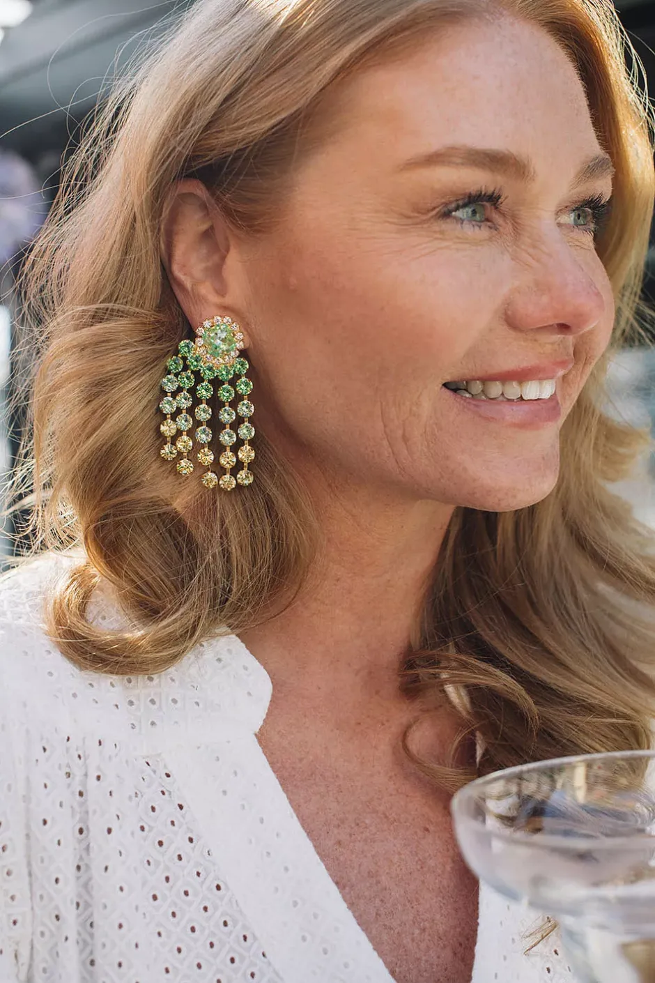 Rafaela Earrings Gold Lime Combo^CAROLINE SVEDBOM Online