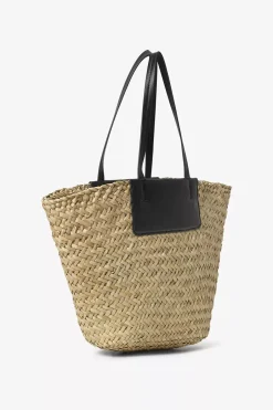 Refined Straw Basket Moonlight Beige^DAY ET Fashion