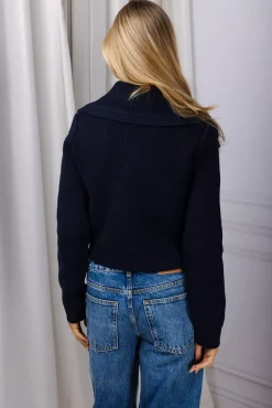 Relaxed Fit Cardigan Navy^SELF-PORTRAIT Hot