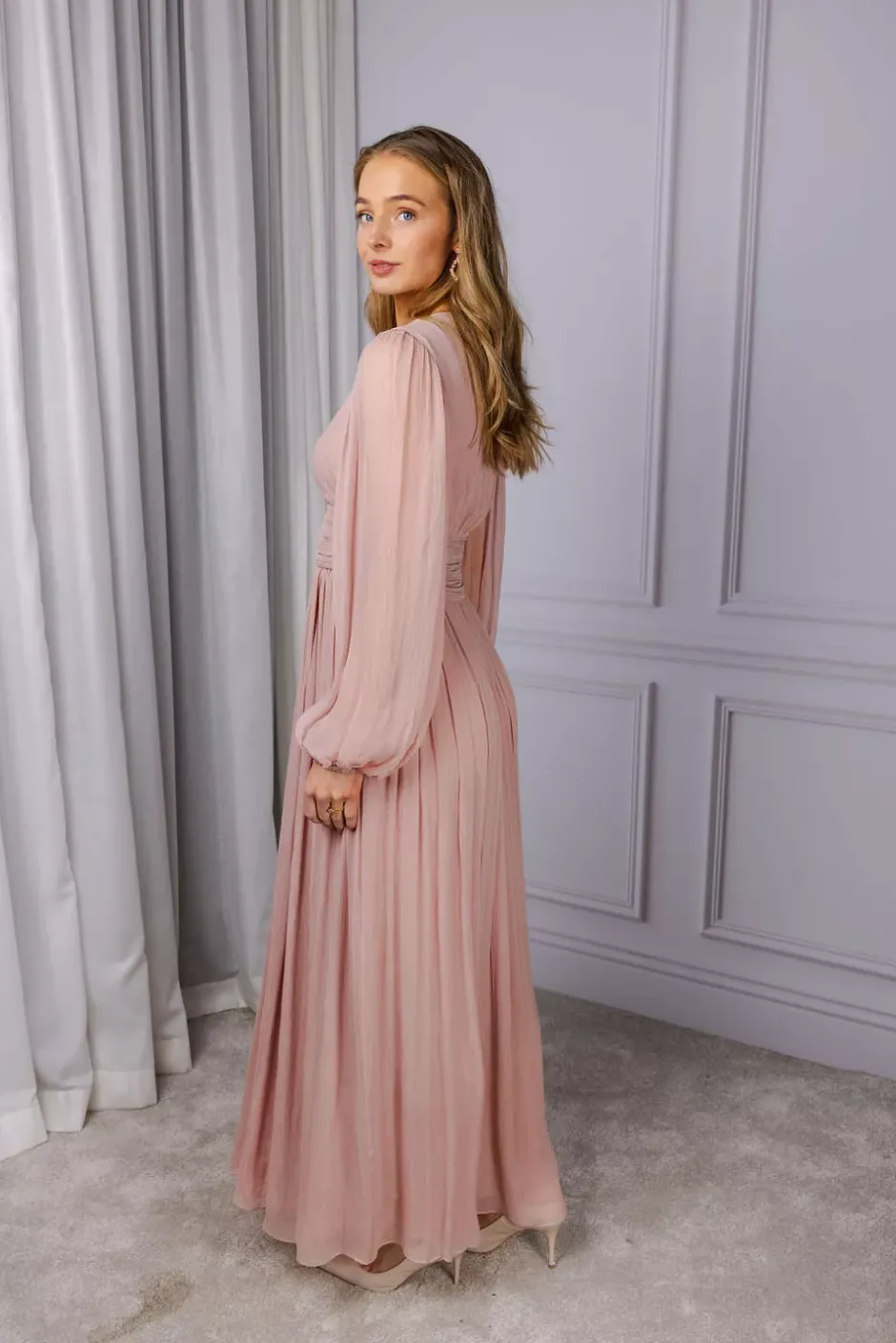 Riviera Dress Dusty Pink^ENVELOPE1976 New