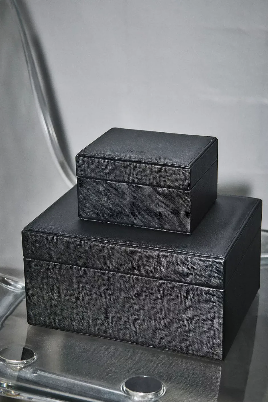 Saffiano Jewelry Box Big Black^DAY ET Hot