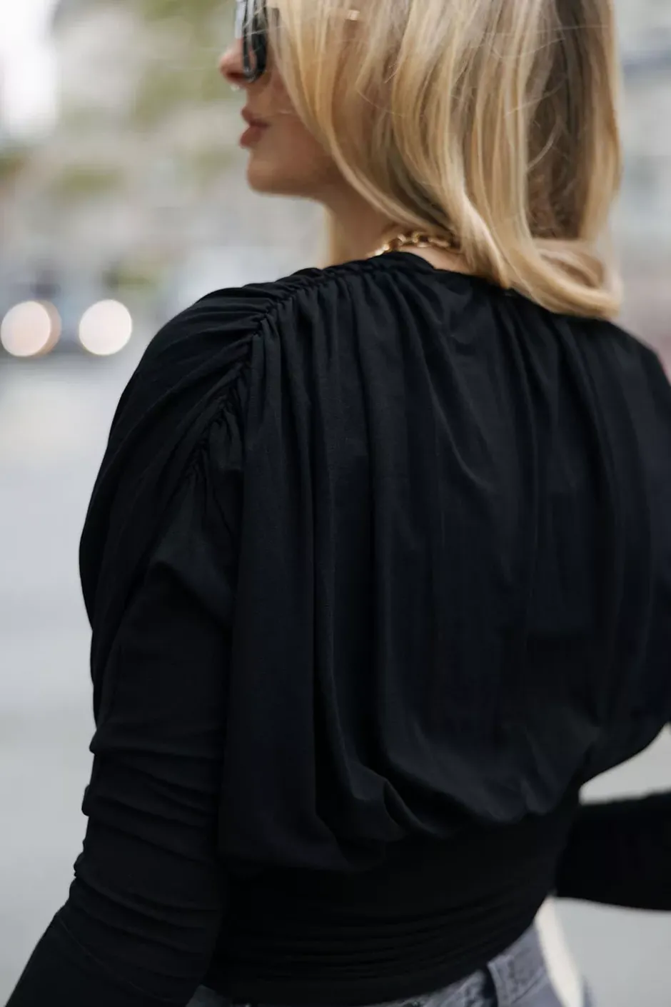 Salvia Top Black^VIVEH Clearance