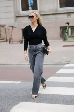 Salvia Top Black^VIVEH Clearance
