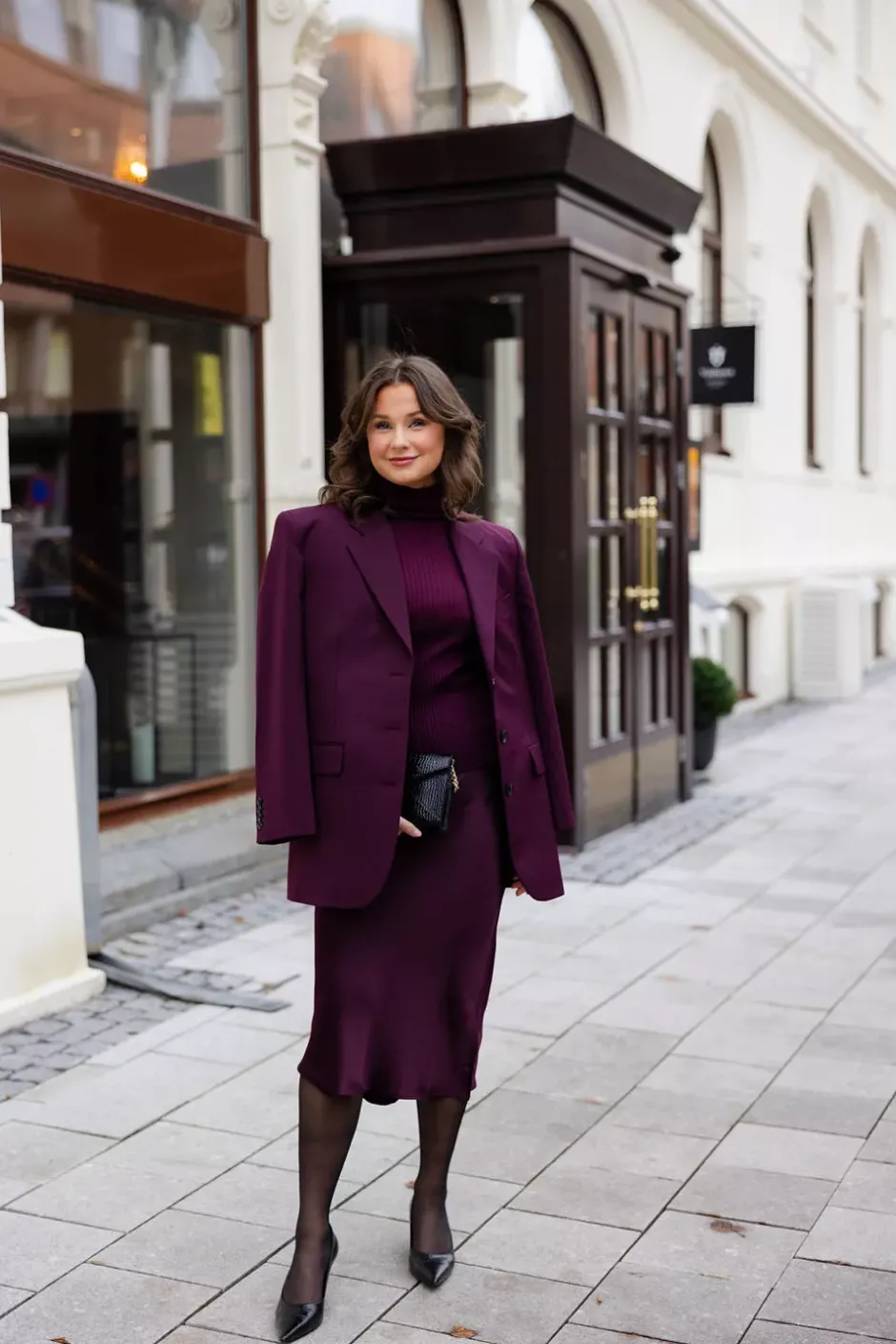 Sara Blazer Bordeux^ANINE BING Sale