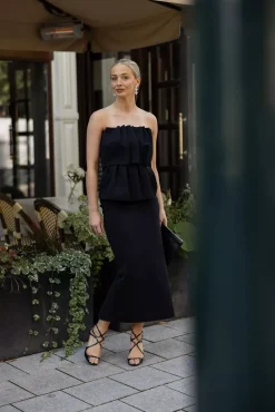Sculpted Slim Dress Black^DAGMAR Hot