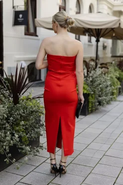 Sculpted Slim Dress Red^CARMA Hot