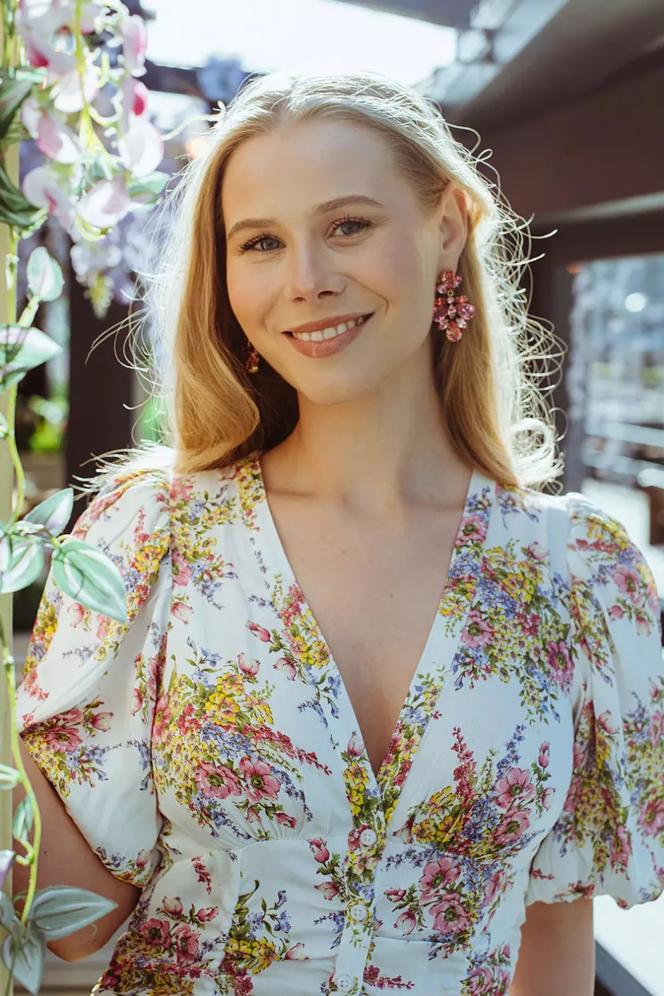Selene Earrings Gold Sunset Combo^CAROLINE SVEDBOM New