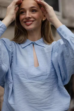 Shellcu Shirt Light Blue^MUNTHE New