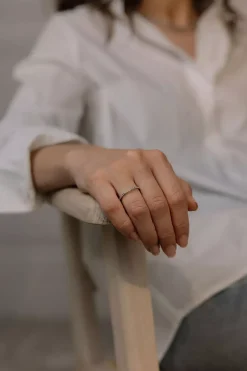 Simple Ring Silver^HIIL STUDIO JEWELRY Fashion
