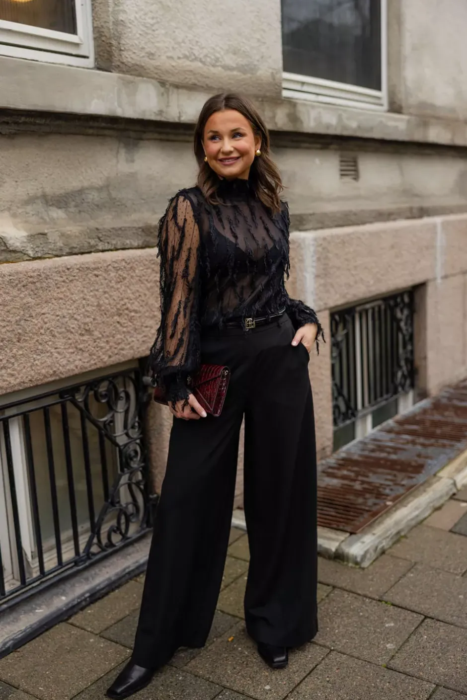 Skallo Blouse Black^MUNTHE Clearance