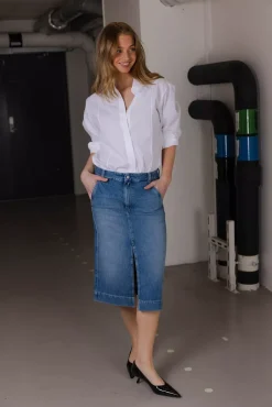 Skirt Light Blue^REPLAY New