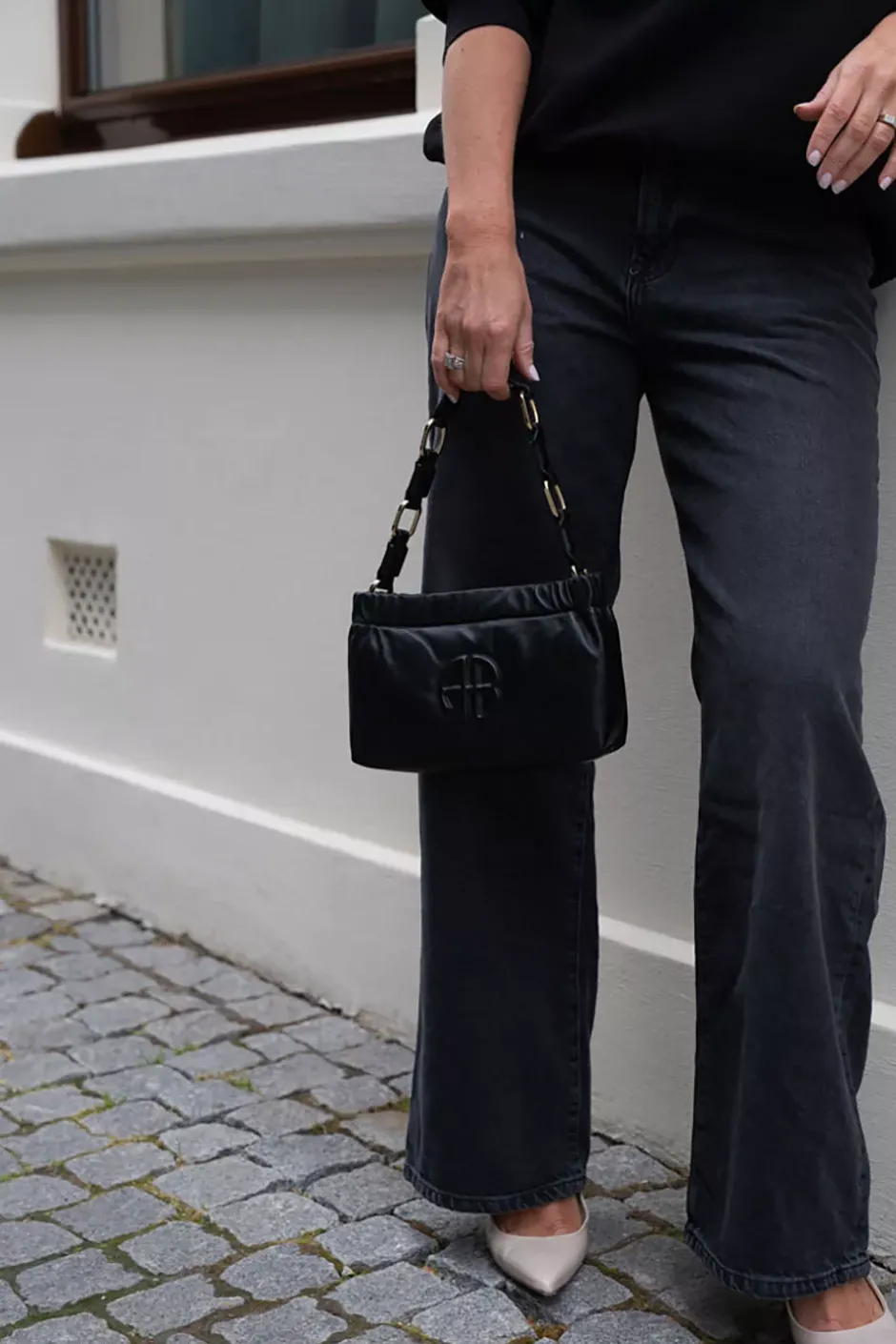 Small Kate Shoulder Bag Black^ANINE BING Clearance