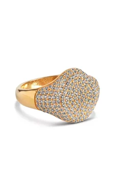 Sparkling Luna Ring Clear CZ^ENAMEL COPENHAGEN Fashion