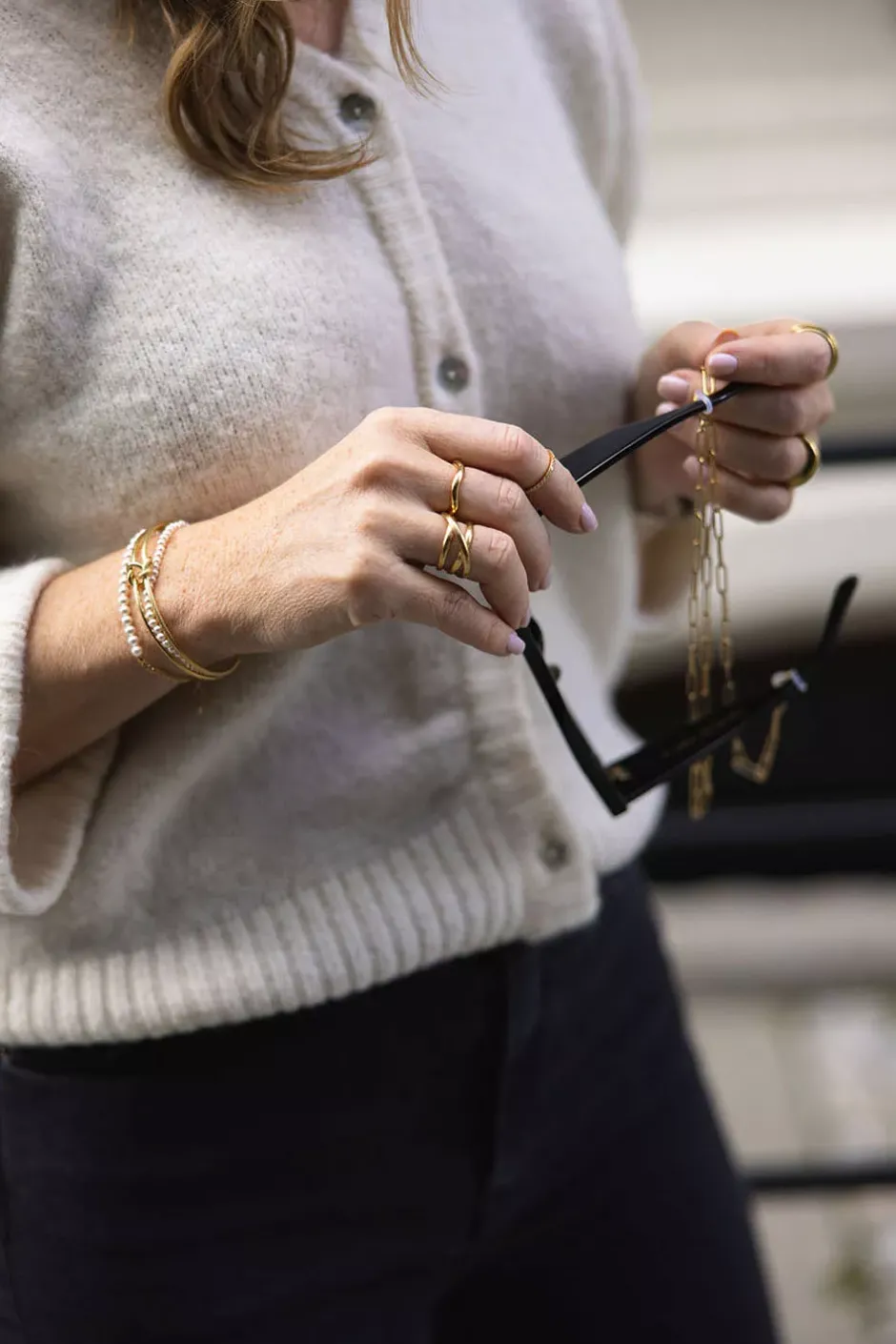 Sun Chain Gold^HIIL STUDIO JEWELRY New