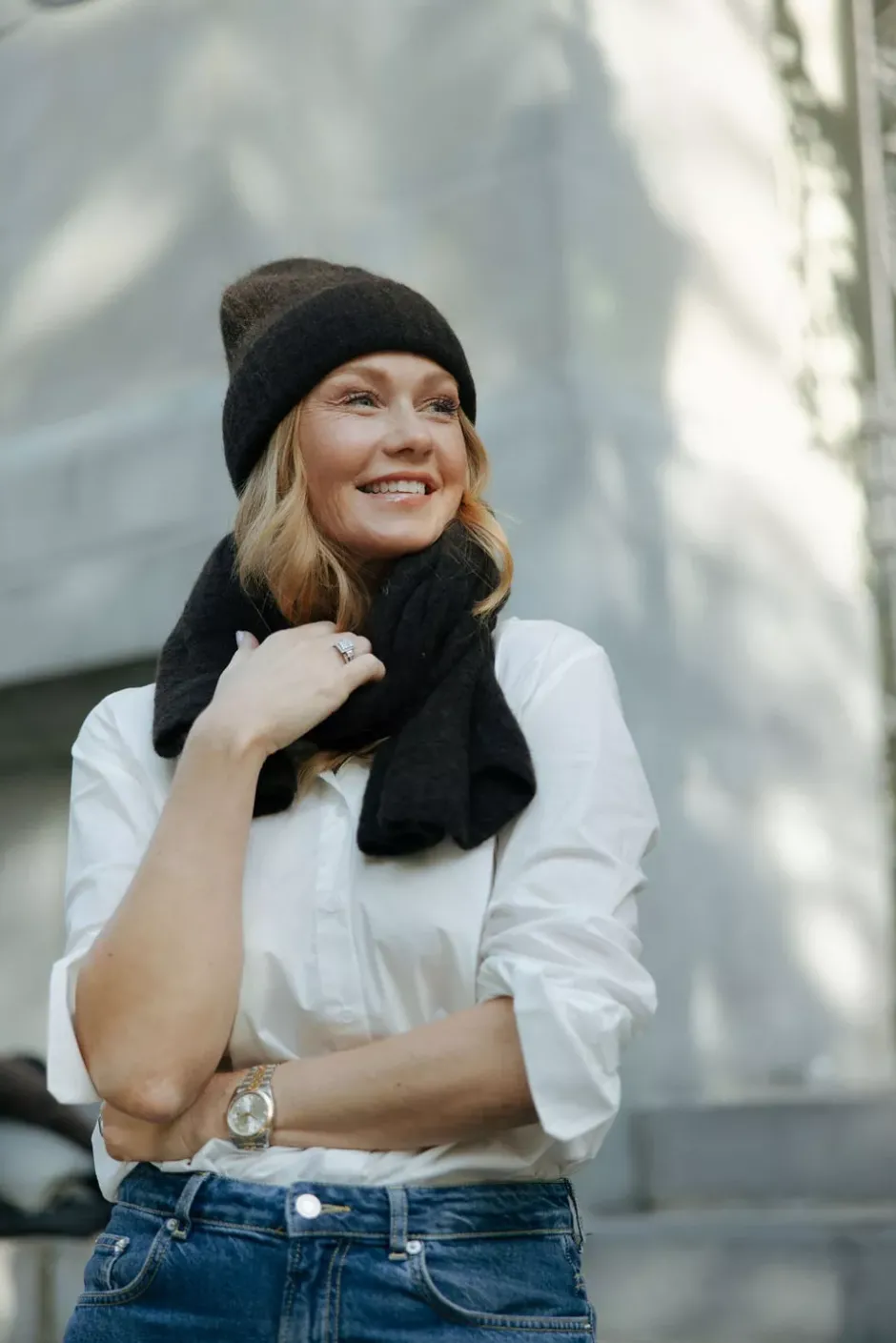 Susanna Basic Scarf Dark Brown^NATURA CASHMERE Sale
