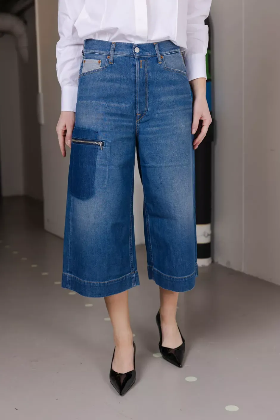 Svanna Shorts Medium Blue^REPLAY New