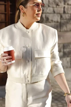 Synne Jacket Creme^CARMA COLLECTION Clearance